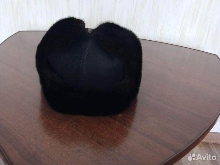 Норковая шапка мужская 60 размер