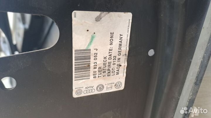 Дверь задняя правая Ауди А4 В-7 (04-09)