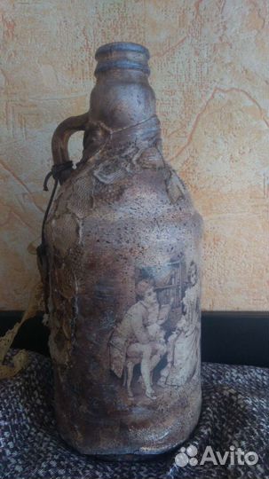 Декоративные бутылки. Ручная работа