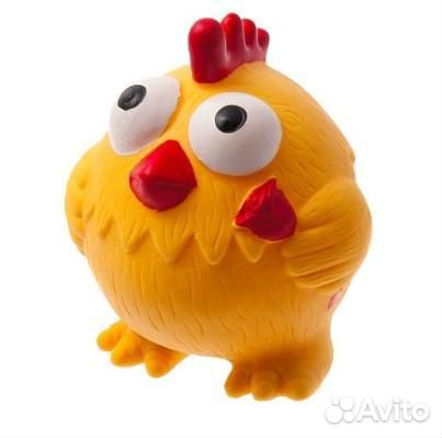 ZooOne Игрушка для собак Цыплёнок латекс, 7,5 см