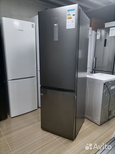 Холодильник новый серый в пленках TCL TRF-315wexa+