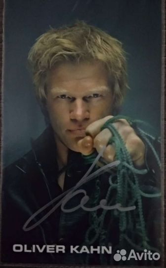 Автограф Oliver Kahn