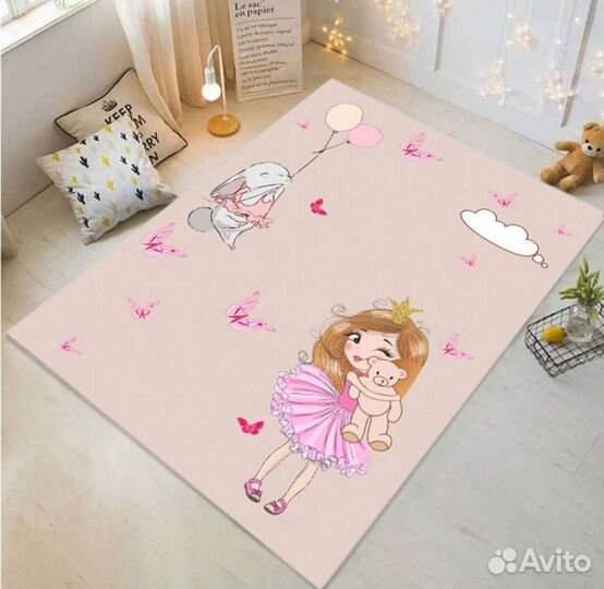 Ковер безворсовый детский новый 140*200