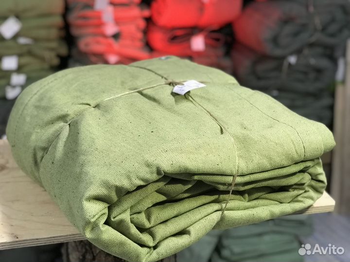 Штора гаражная брезентовая оп400 (4*2,5М)