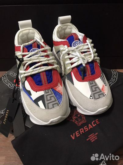 Кроссовки versace chain reaction