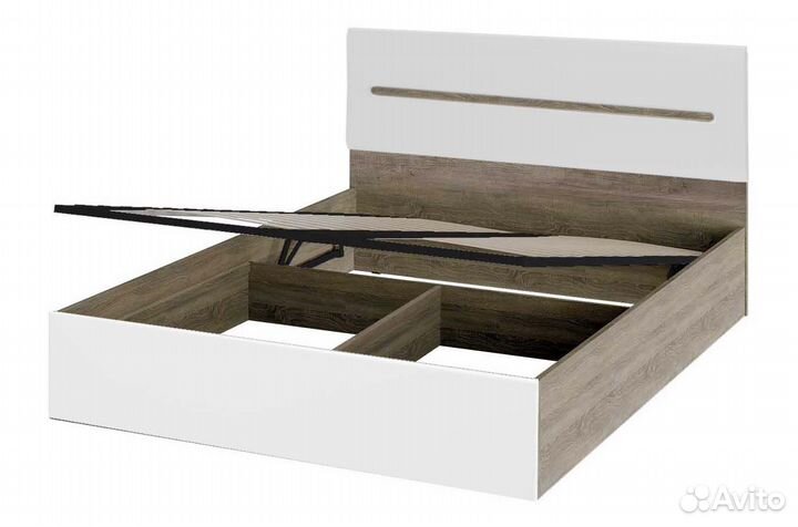 Кровать Наоми белый мдф