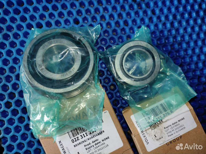 0A4311375B, 02Z311235E Подшипники 5ст МКПП T5, T6