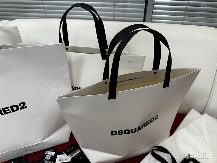 Пакет Dsquared2 оригинал новый бумага бирки