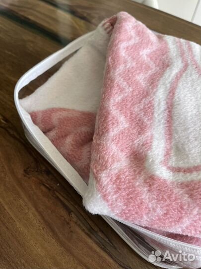 Одеяло детское розовое 90/120см