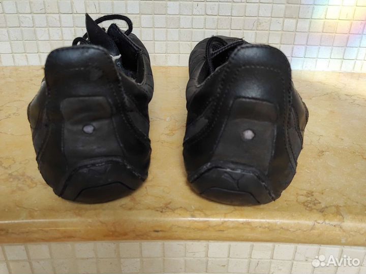 Кросовки puma, р.43,5, нат. замша, нат. кожа