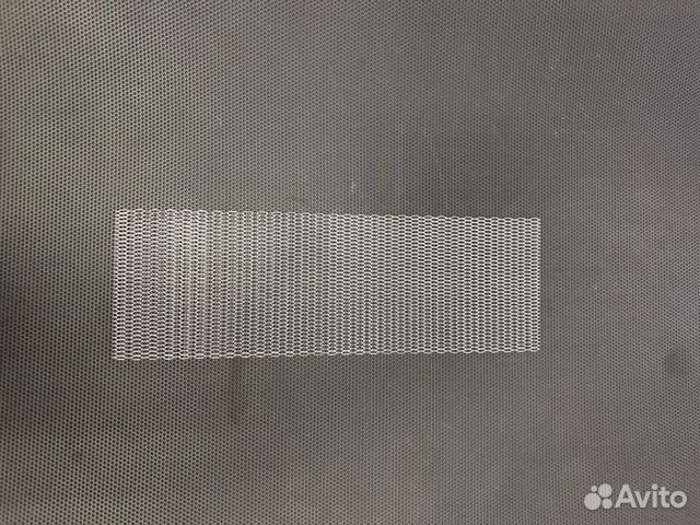 Алюминиевая сетка в бампер серебрянная 100х33см купить в Красноярске с ...