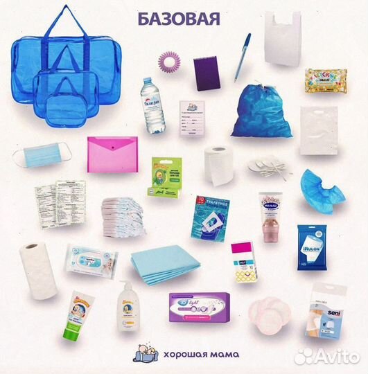 Набор сумок в роддом, готовый набор