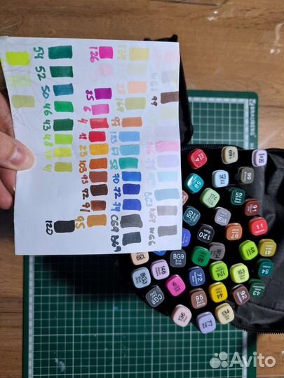 Маркеры двухсторонние для скетчинга