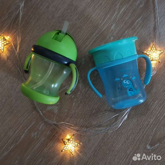 Поильник трубочкой кружка непроливайка