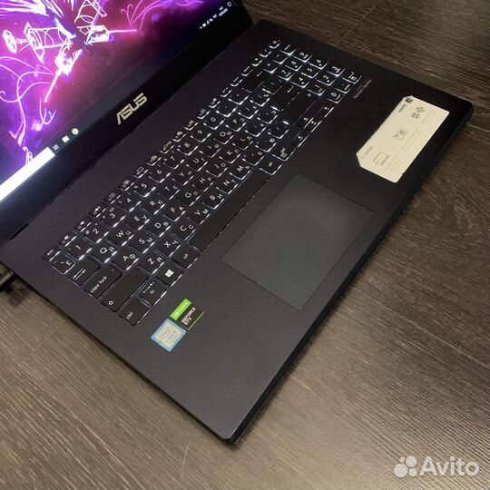 Игровой ноутбук asus i5-9th/gtx1650/16озу/ssd