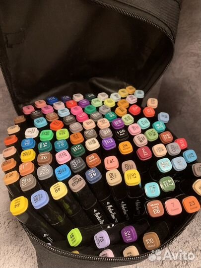 Маркеры для скетчинга 120 штук