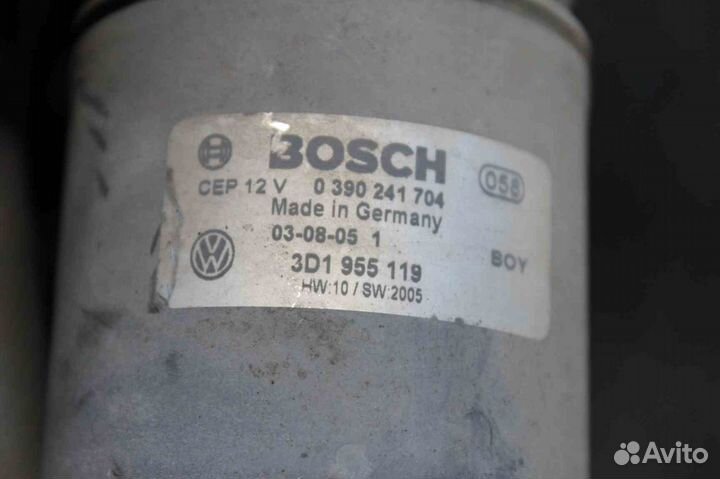 Мотор стеклоочистителя Volkswagen Phaeton (Фольксв
