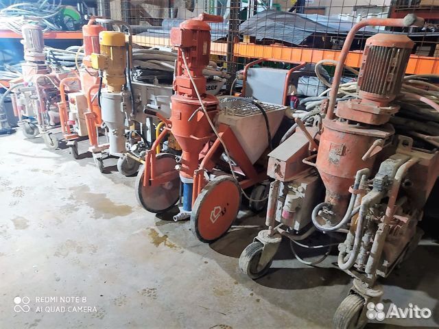 Штукатурные немецкие станции PFT 220/380v