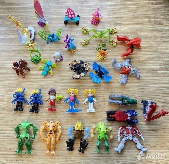 Игрушки из киндер яиц разные