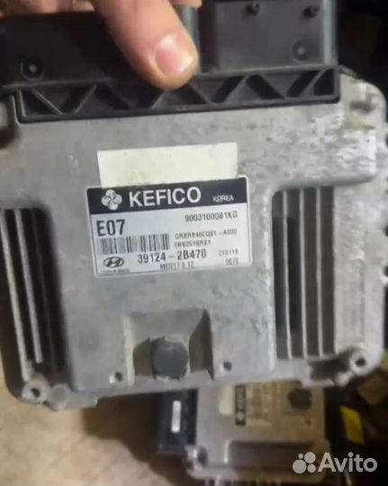 Эбу Мозги на hyundai solaris 1