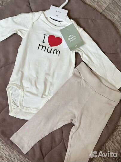 Комплект новых вещей hm c&a 62-68