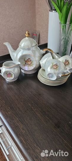 Кофейный/чайный сервиз Porcelana Wloclawek Польша