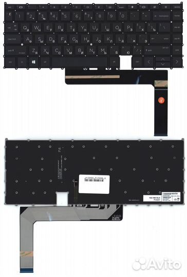 Клавиатура HP EliteBook x360 1040 G7 G8 черная