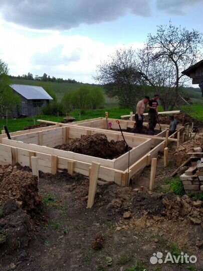 Копка колодцев под ключ.Заливка фундаментов