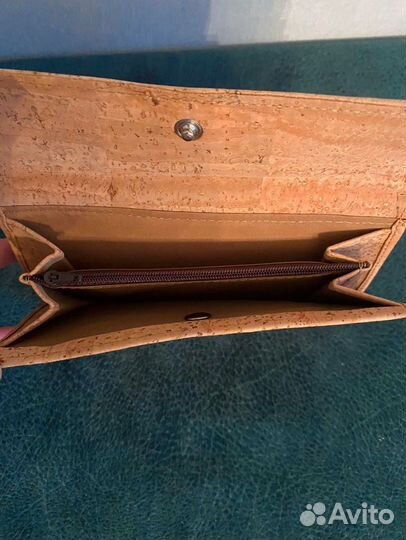 Кожаный кошелёк Bodenschatz/ портмоне пробковое