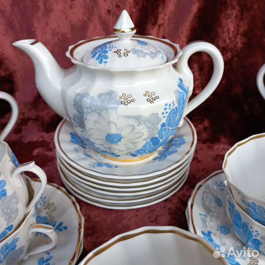 Красивый Чайный сервиз вербилки