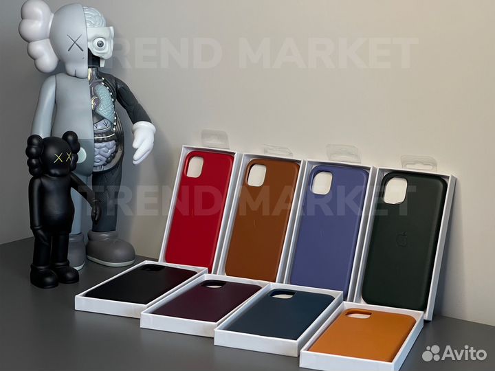 Чехол кожаный MagSafe Premium на iPhone 11