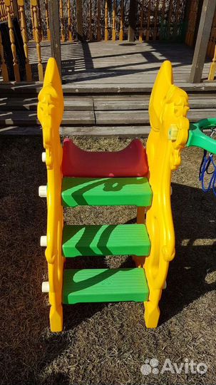 Детская горка пластиковая бу