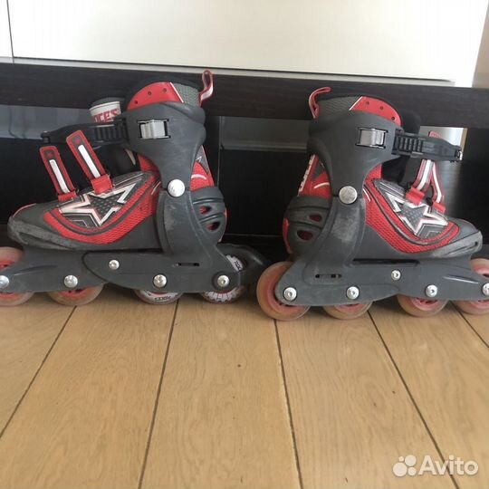 Роликовые коньки детские раздвижные