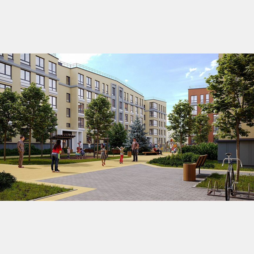 1-к. квартира, 35,2 м², 4/5 эт.