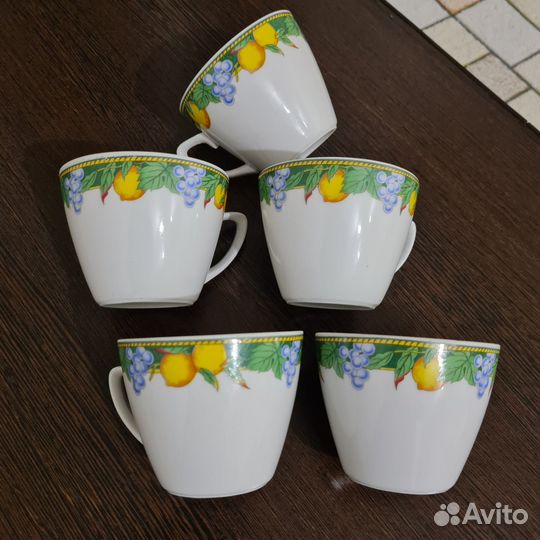 Фарфоровые чайные чашки/кружки