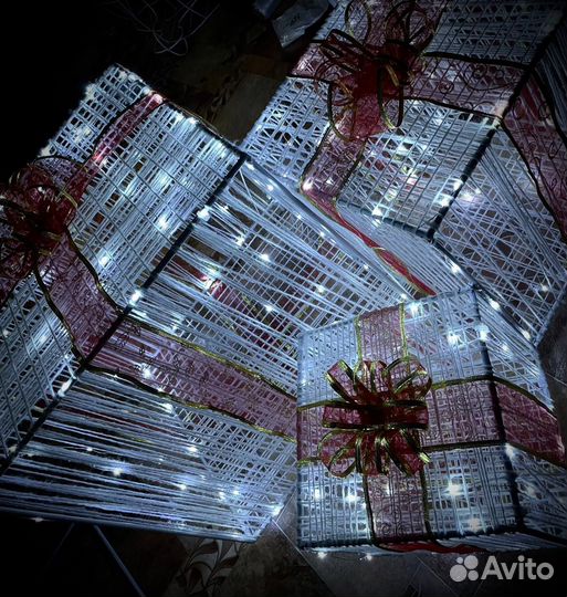 Топиарий фигуры с иллюминацией