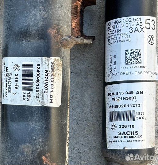 Aмортизаторы Vw jetta 7