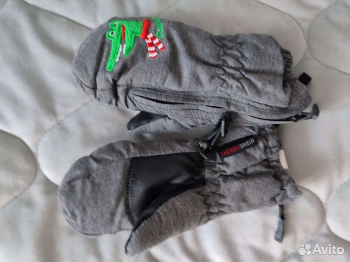 Варежки зимние мембранные на молнии на 1 год