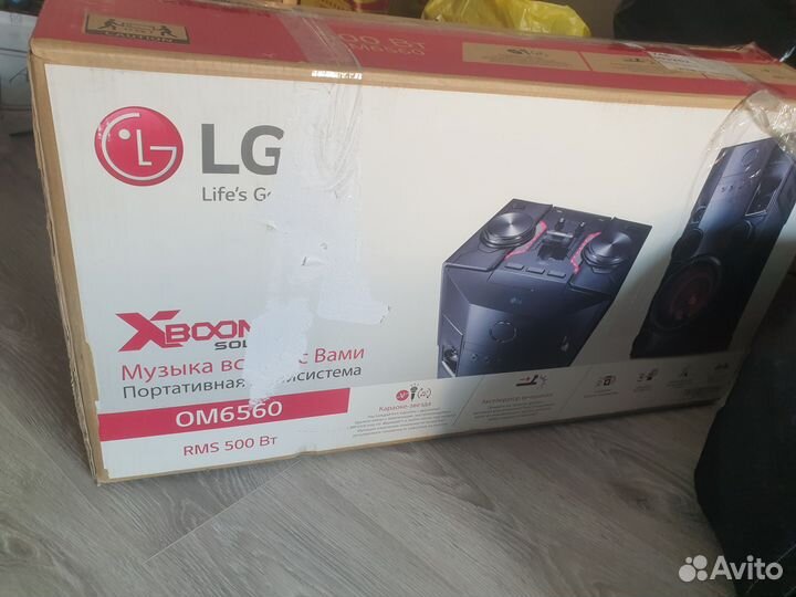 Колонка LG OM5560 X boom 500W