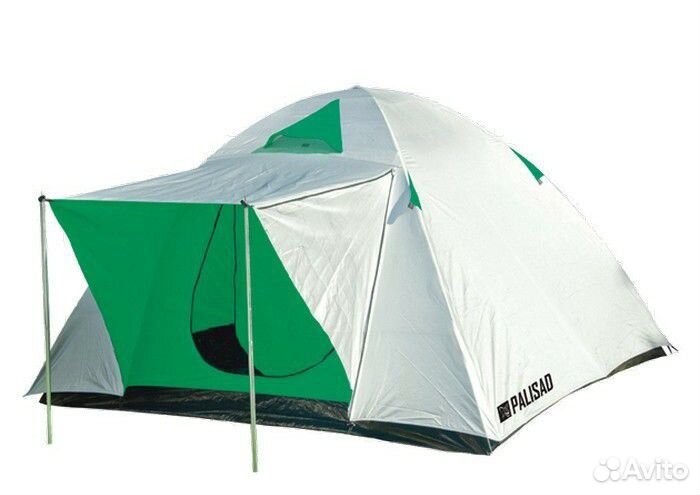 Палатка двухслойная трехместная 210x210x130 см