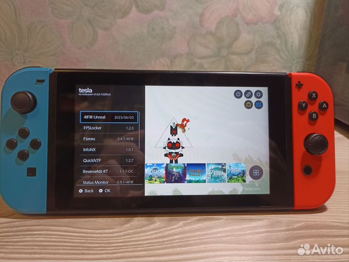Nintendo switch прошитая + игры