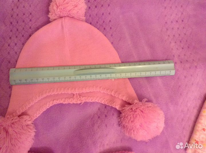 Новый Комплект шапка, перчатки