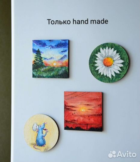 Картина магниты ручная работа Хенд мейд декор