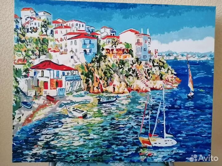 Картины по номерам раскрашенная