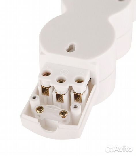 Колодка электрическая (32018 2) с заземлением 16 А