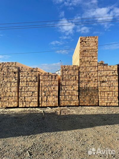 Брус обрезной строганый