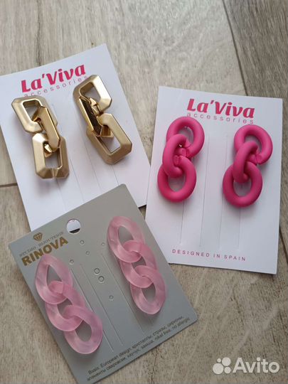 Серьги декоративные