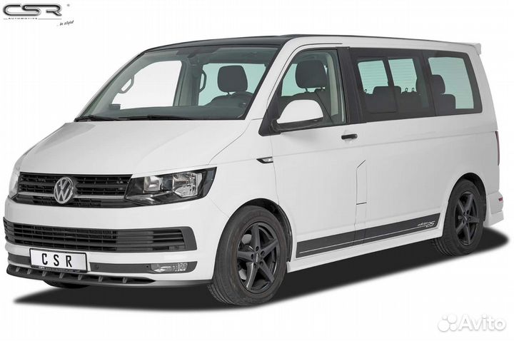 VW T6 15-19 Multivan Сплиттер глянцевый
