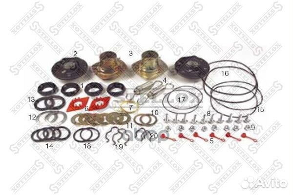 85-07001-SX р/к торм вала (мпр) на ось(полный)