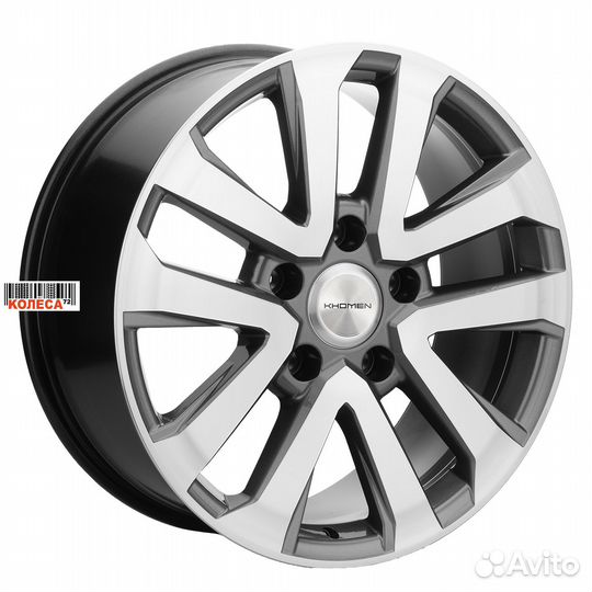 Khomen Wheels KHW2003 8.5x20 5x150 ET45 Dia110.1 Gray-FP